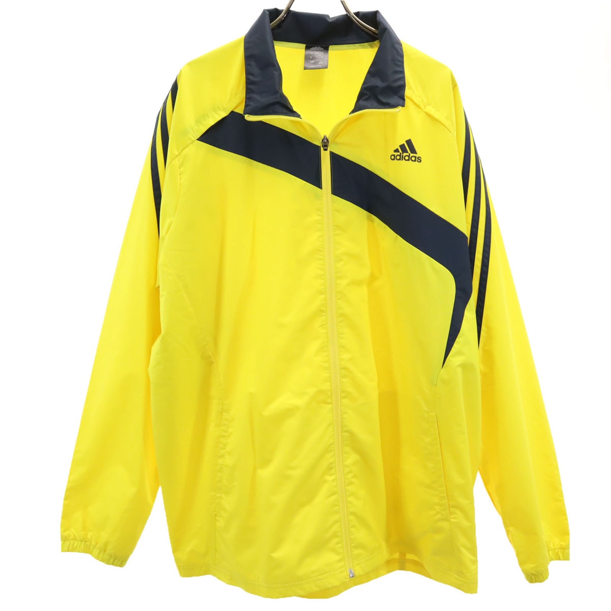 未使用 adidas アディダス ウインドブレーカー 2XO イエロー 裏メッシュ ビックサイズ