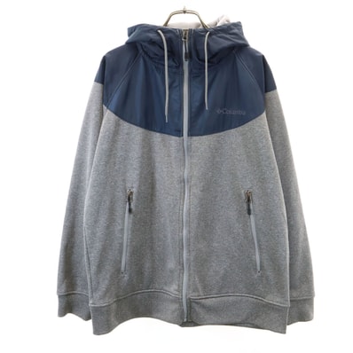 Columbia コロンビア 長袖 ジップパーカー L グレー系 アウトドア