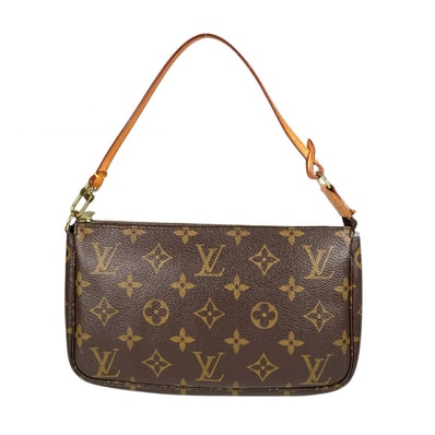美品 LOUIS VUITTON ルイ・ヴィトン アクセソワール M51980 ハンドバッグ モノグラムキャンバス ブラウン レディース【中古】