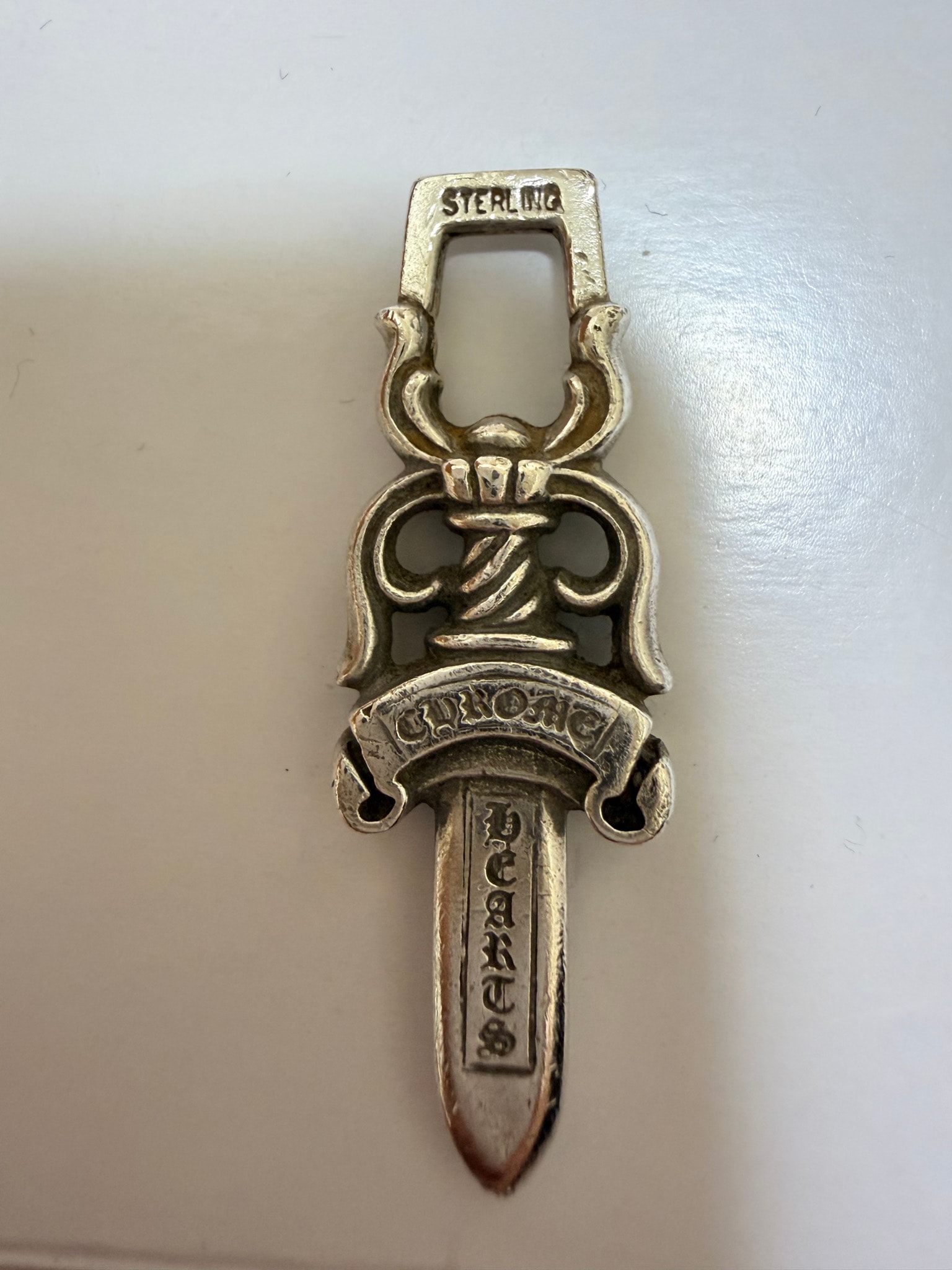 Chrome Hearts #10 Dagger "Silver"