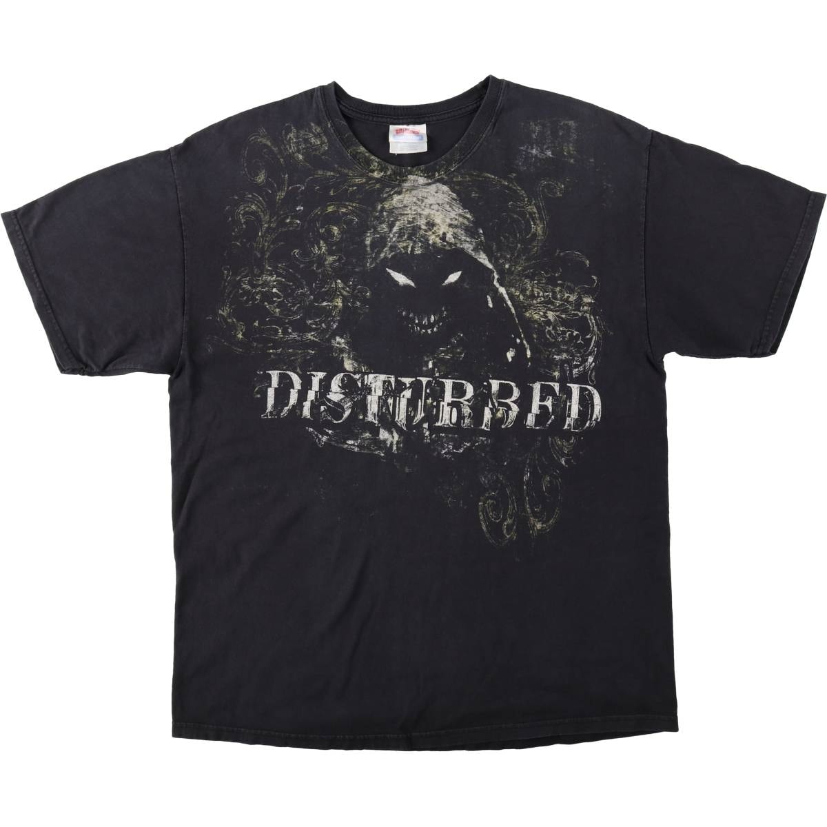 古着 ヘインズ Hanes DISRURBED ディスターブド バンドTシャツ バンT メンズL相当/eaa652914