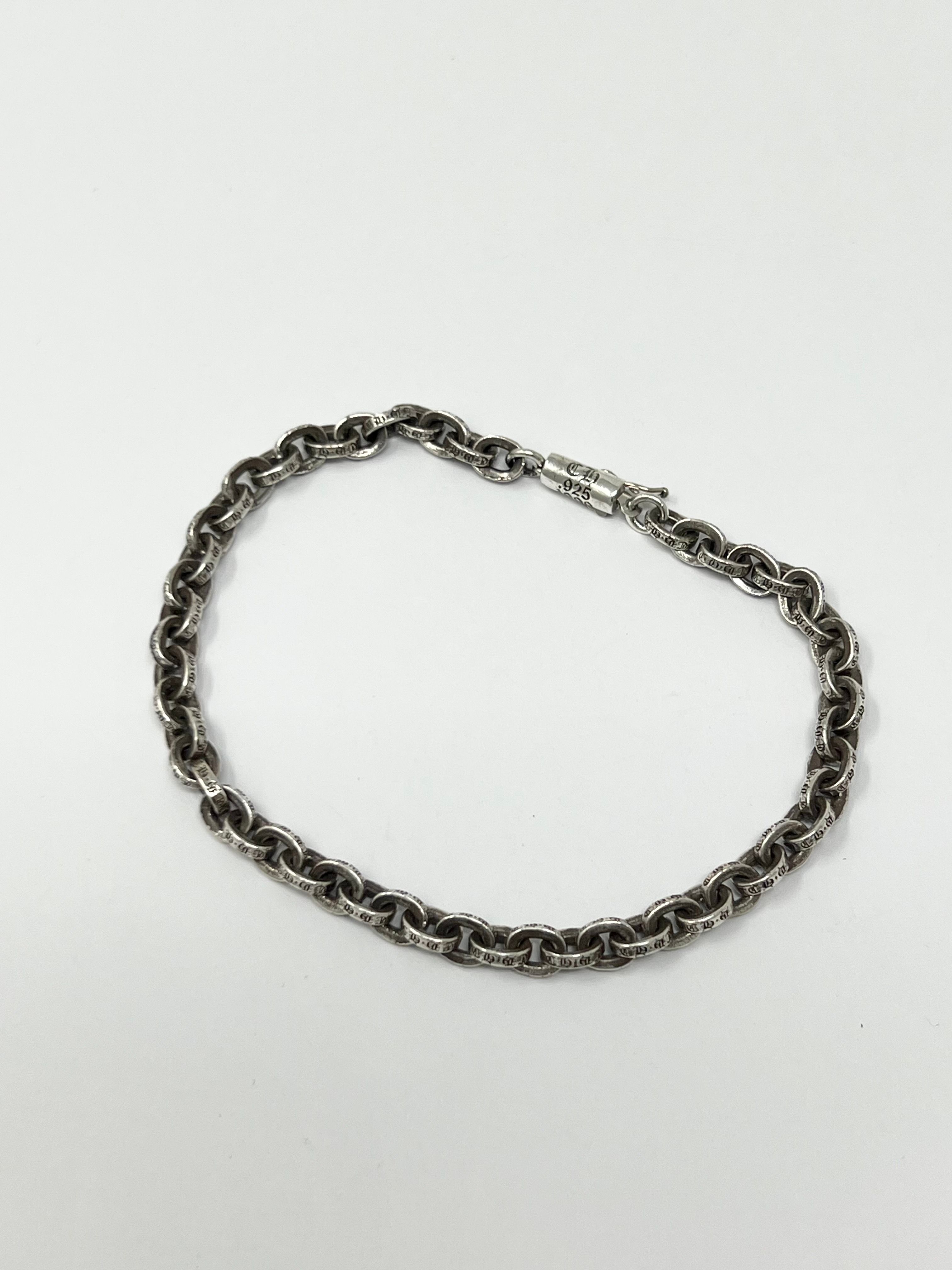 Chrome Hearts Paper Chain Bracelet 8inch "Silver"