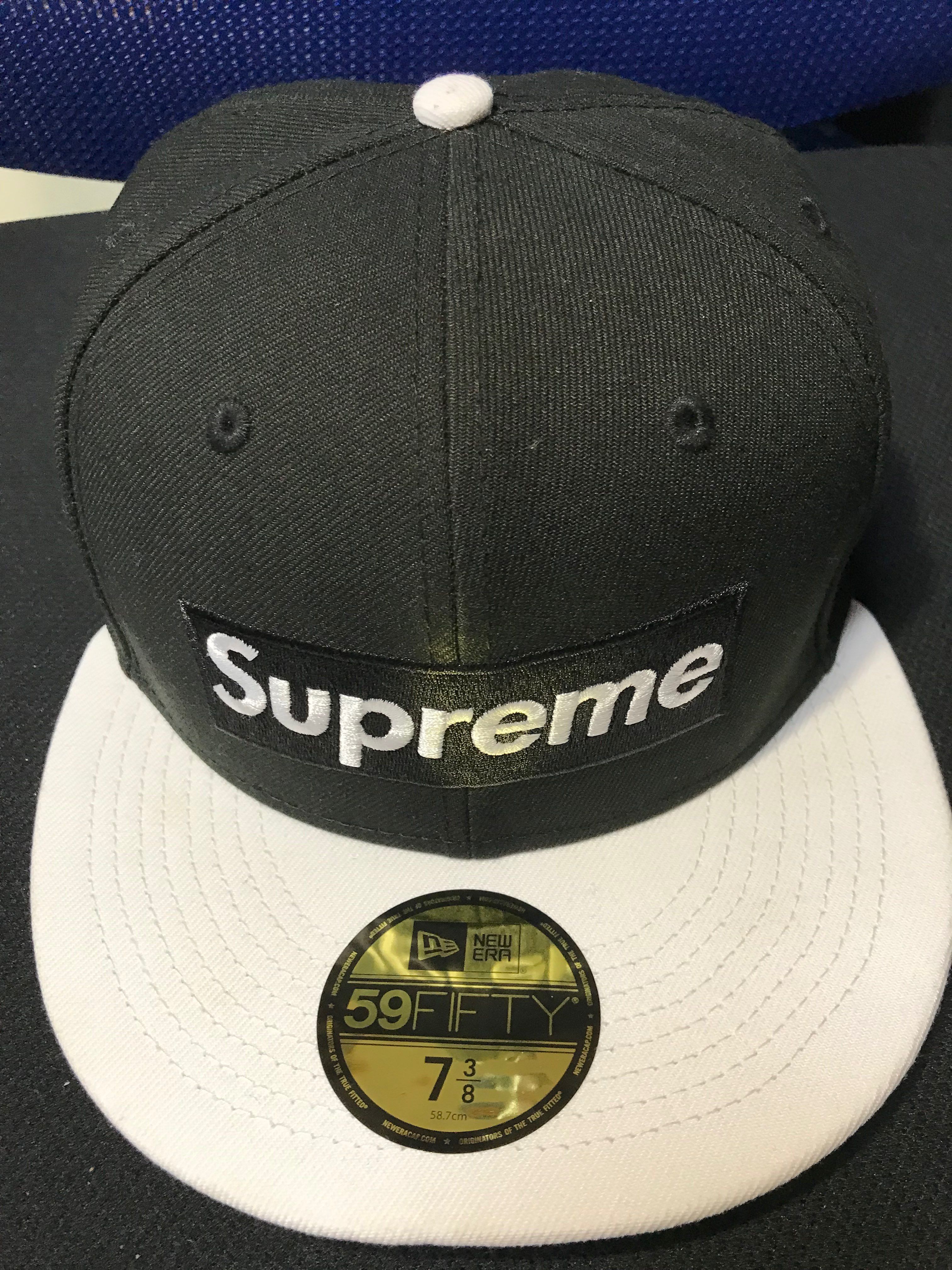 Supreme 2-Tone Box Logo New Era "Black"