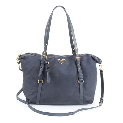 ■美品 プラダ テスート ナイロントート バッグ レザー×ナイロン
