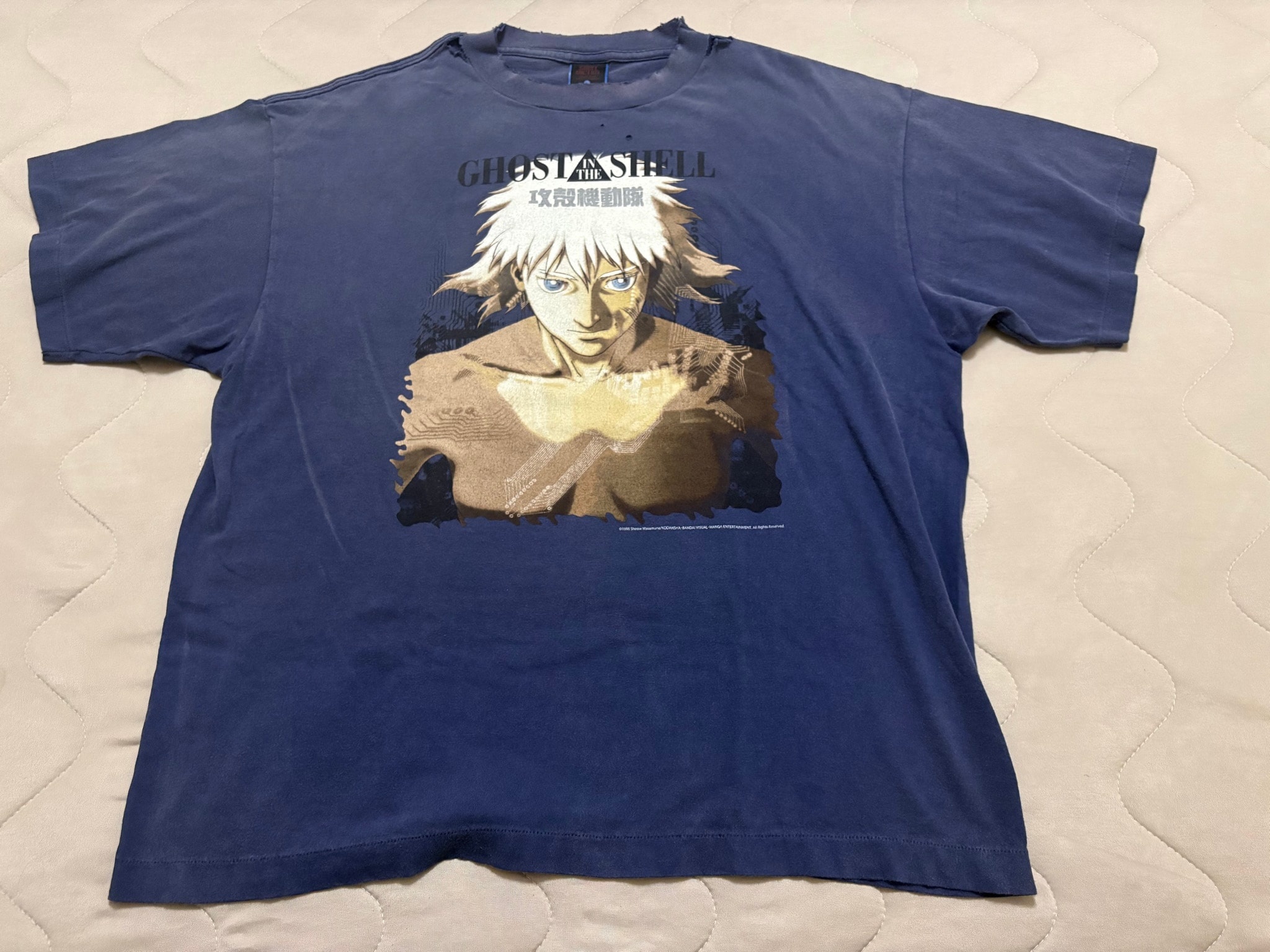 SAINT Mxxxxxx x GHOST IN THE SHELL SS Tee "Navy"