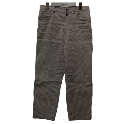 UNDERCOVER アンダーカバー 品番 UC1E4501-2 シルク・和紙 薄手 クロップド パンツ ブラック サイズ 3 50846