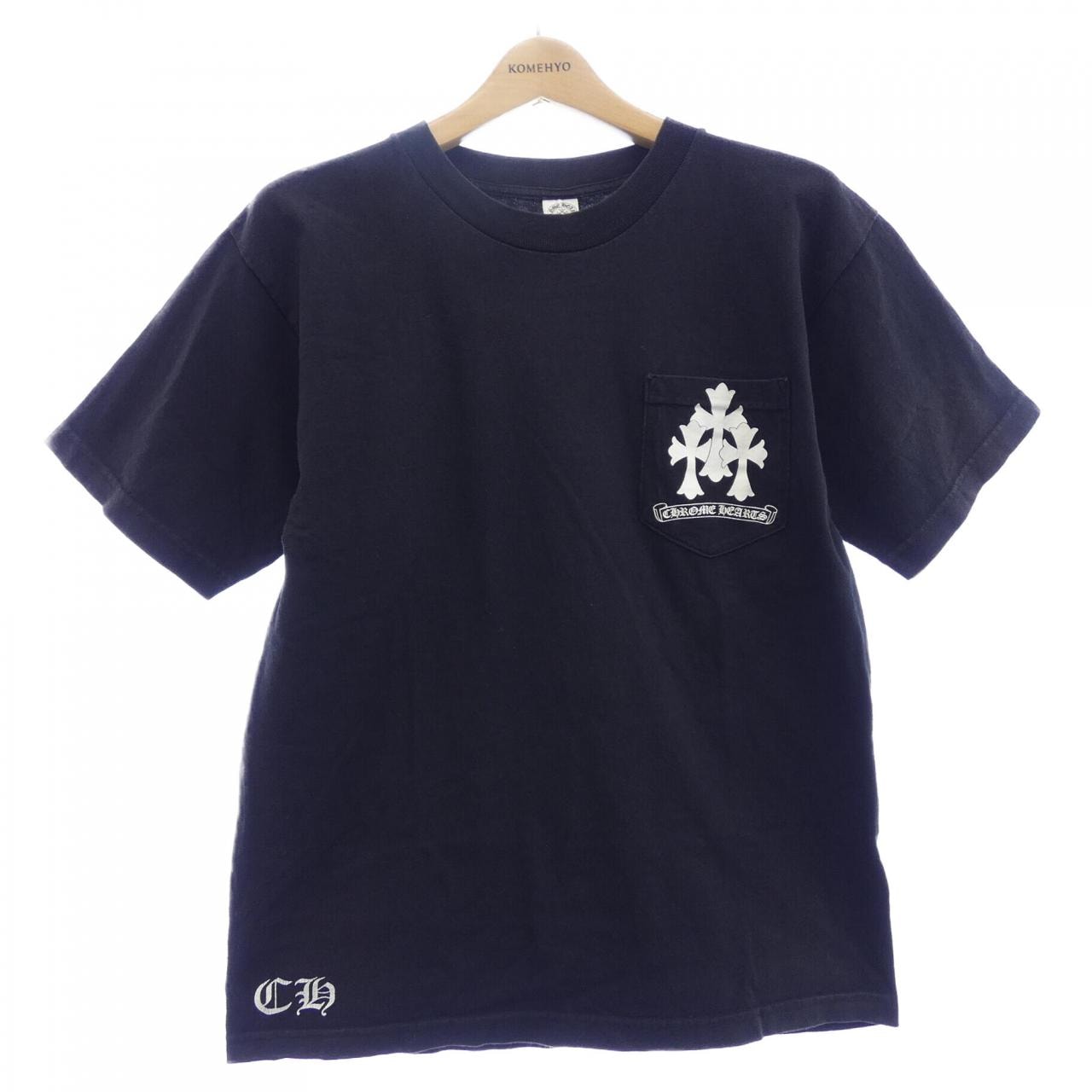 Chrome Hearts Cemetery Cross Back Logo Print S/S T-Shirt "Black"