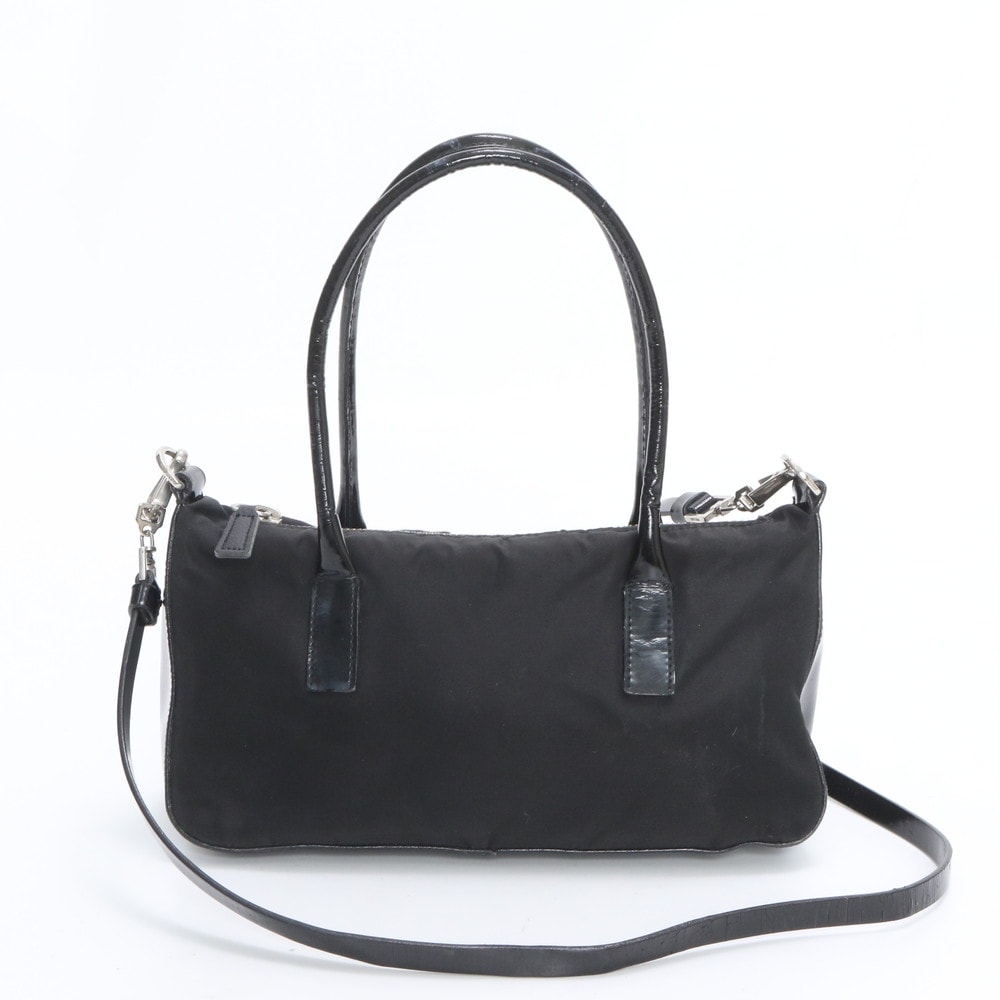 ■美品 プラダ テスート ナイロンショルダーバッグ レザー×ナイロン