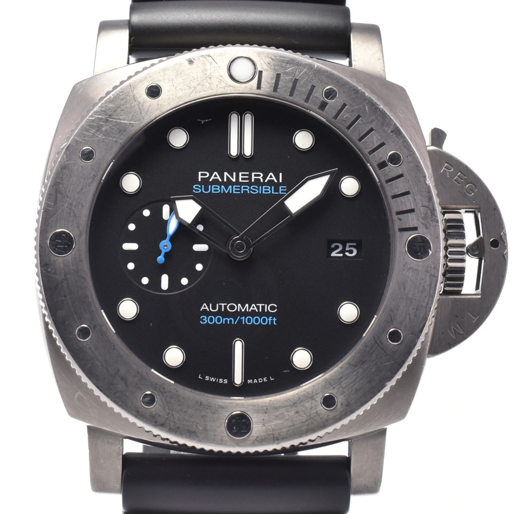 パネライ PANERAI PAM01305 ルミノール サブマーシブル ブラック 自動巻き メンズ 良品 箱・保証書付き 腕時計 N#148265