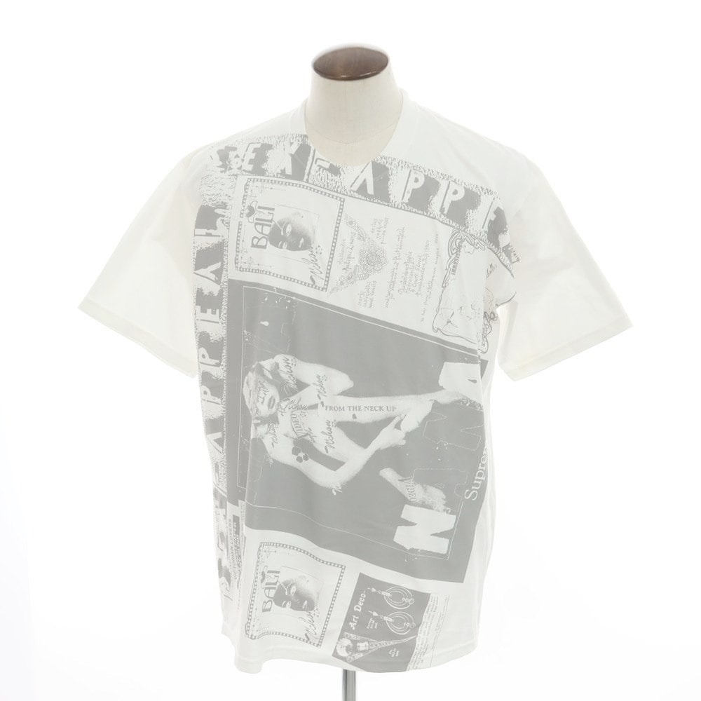 【中古】シュプリーム Supreme 2024年春夏 Collage Tee 半袖Tシャツ ホワイト【サイズXL】【メンズ】
