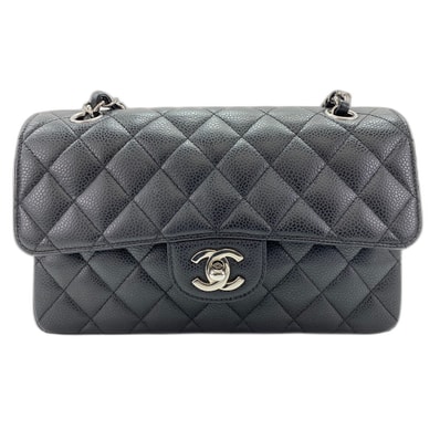 シャネル CHANEL キャビアスキン マトラッセ23 ダブルフラップ ショルダーバッグ【中古】