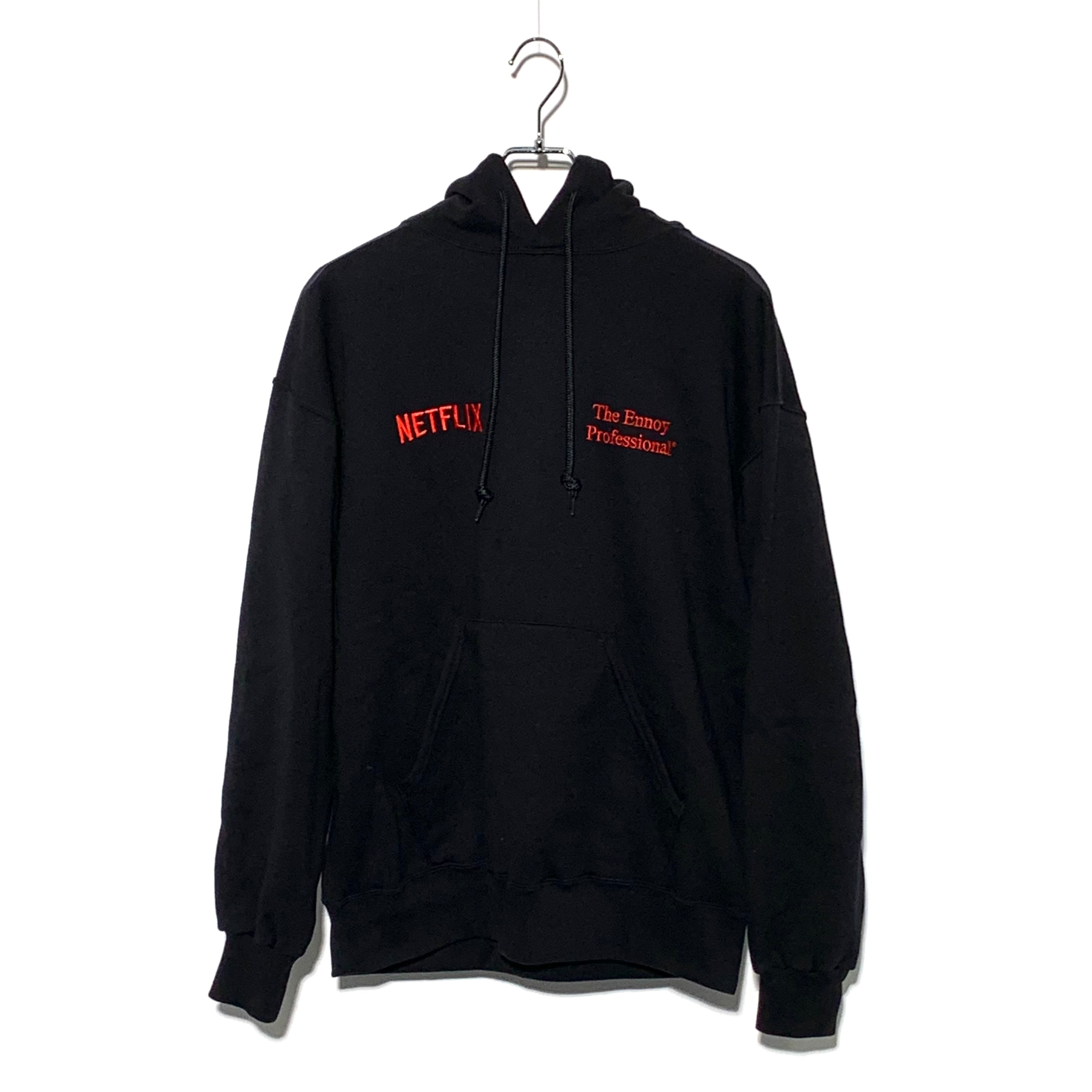 ENNOY Stylistshibutsu x Netflix 23AW Hoodie "Black/Netflix Red"