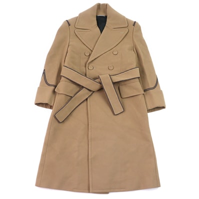 Dior HOMME Double-Breasted Belted Coat "Beige"