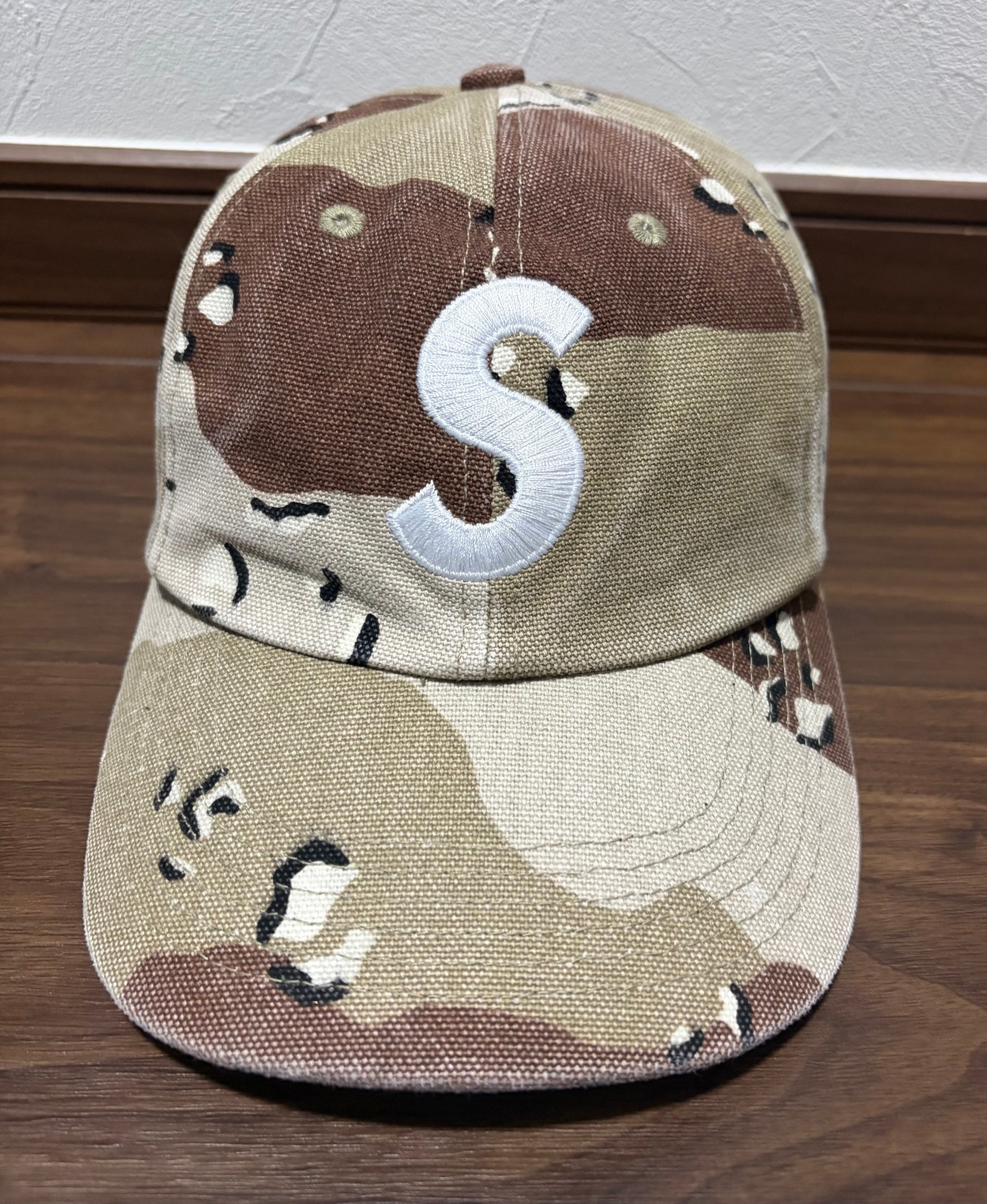 Supreme Pigment S Logo 6-Panel "Chocolate Chip Camo"