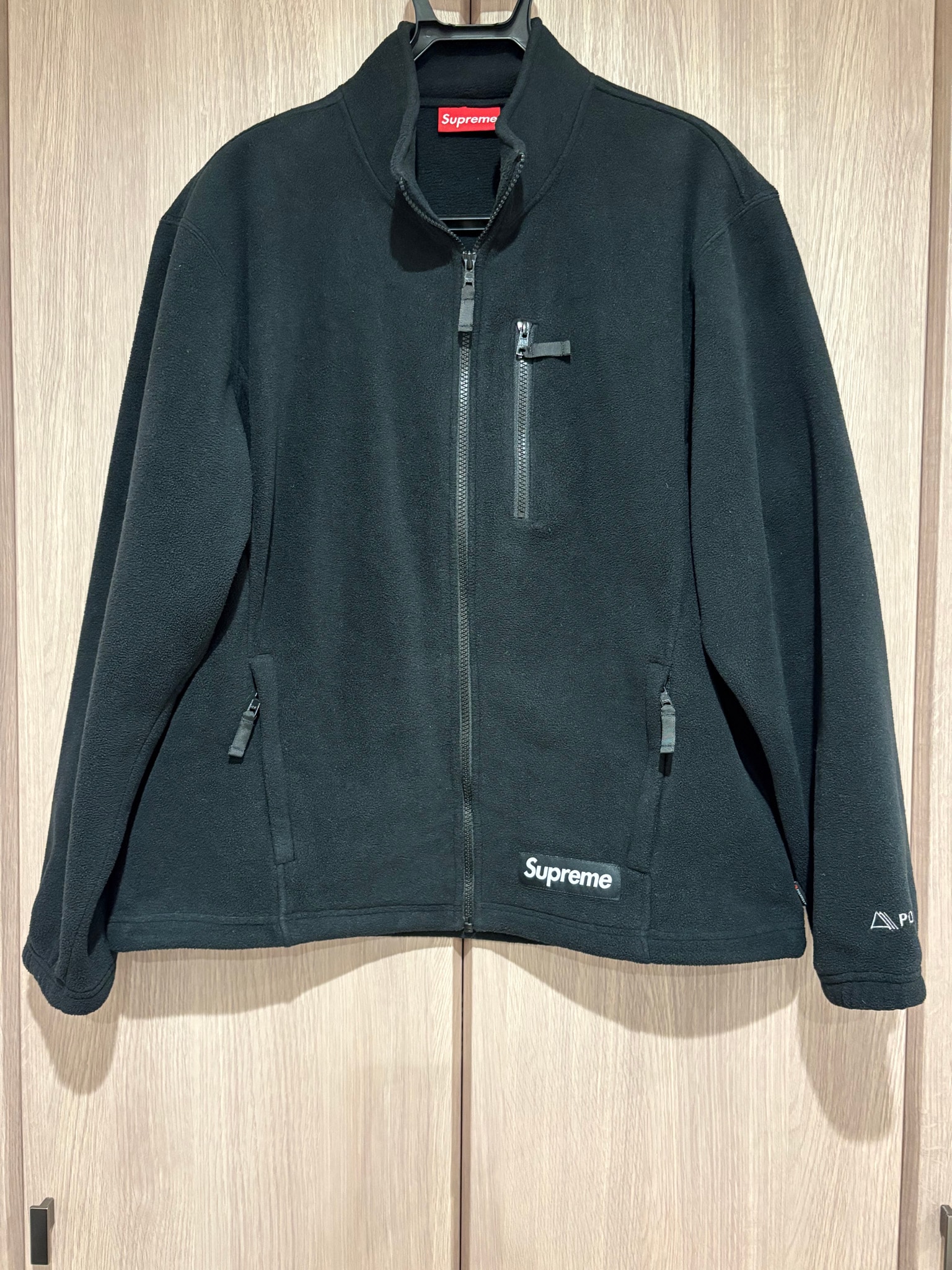 Supreme Polartec Zip Jacket "Black"