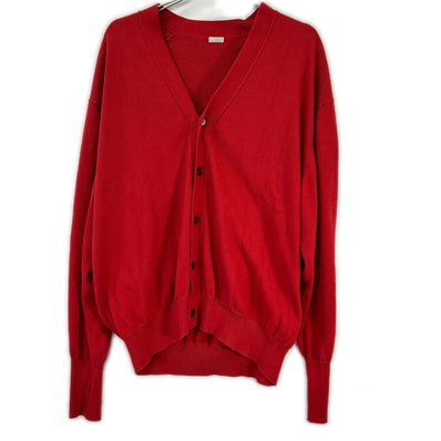 アプレッセ 23SAP-03-02H レッド Cotton Knit Cardigan