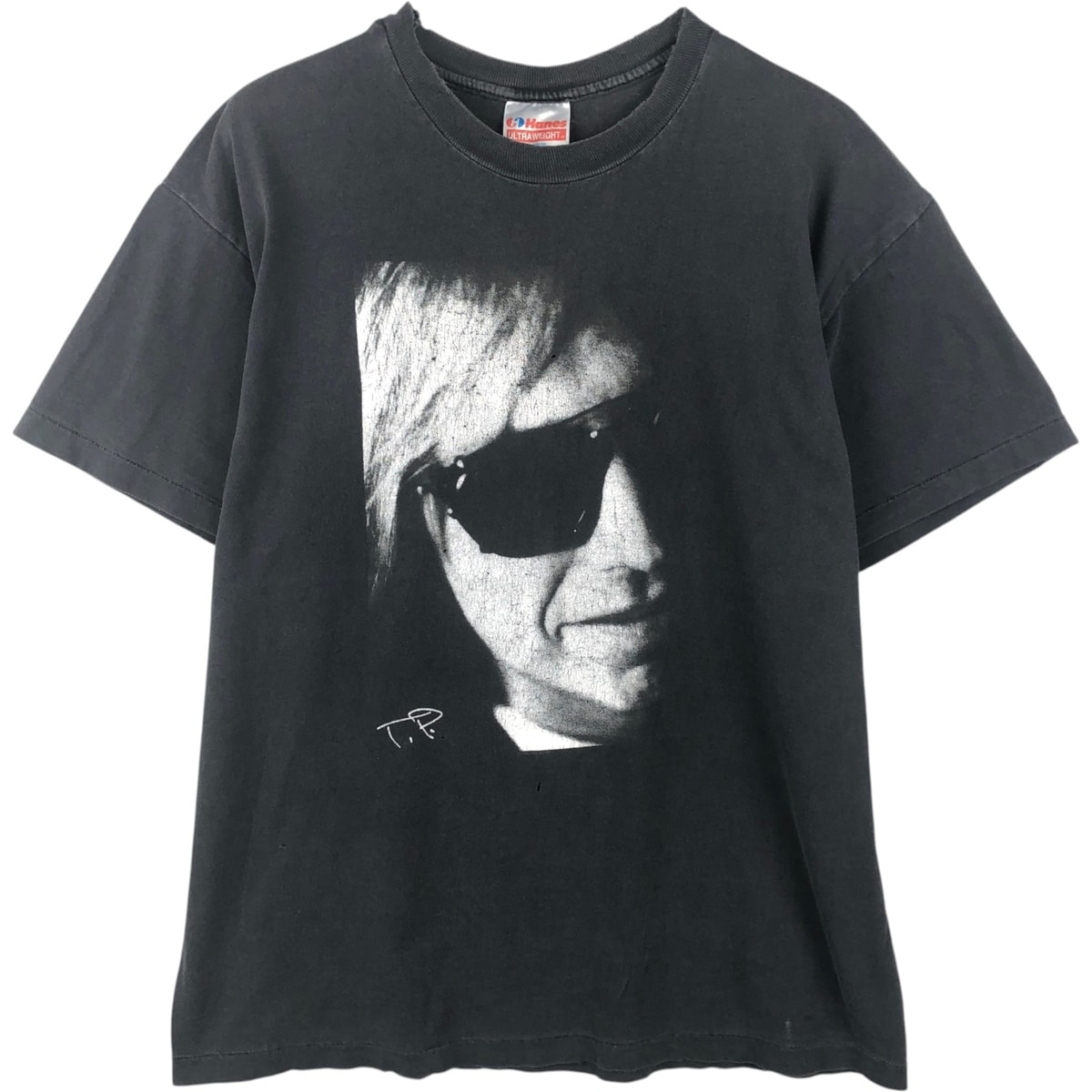 古着 ヘインズ Hanes ULTRAWEIGHT TOM PETTY トムペティ バンドTシャツ バンT USA製 メンズL相当/eaa637318