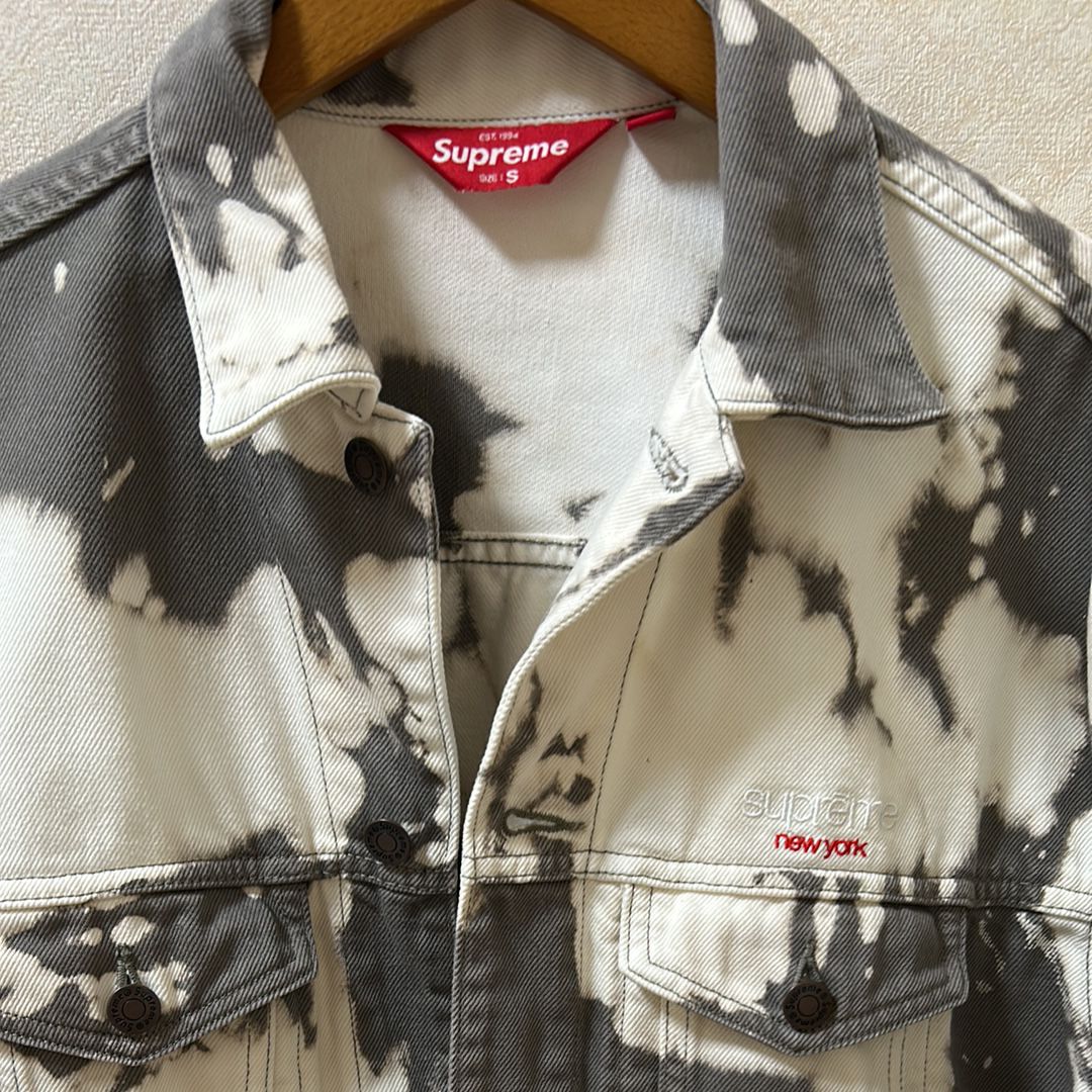 Supreme Denim Trucker Jacket "Bleached" (25SS)