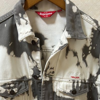 Supreme Denim Trucker Jacket "Bleached" (25SS)