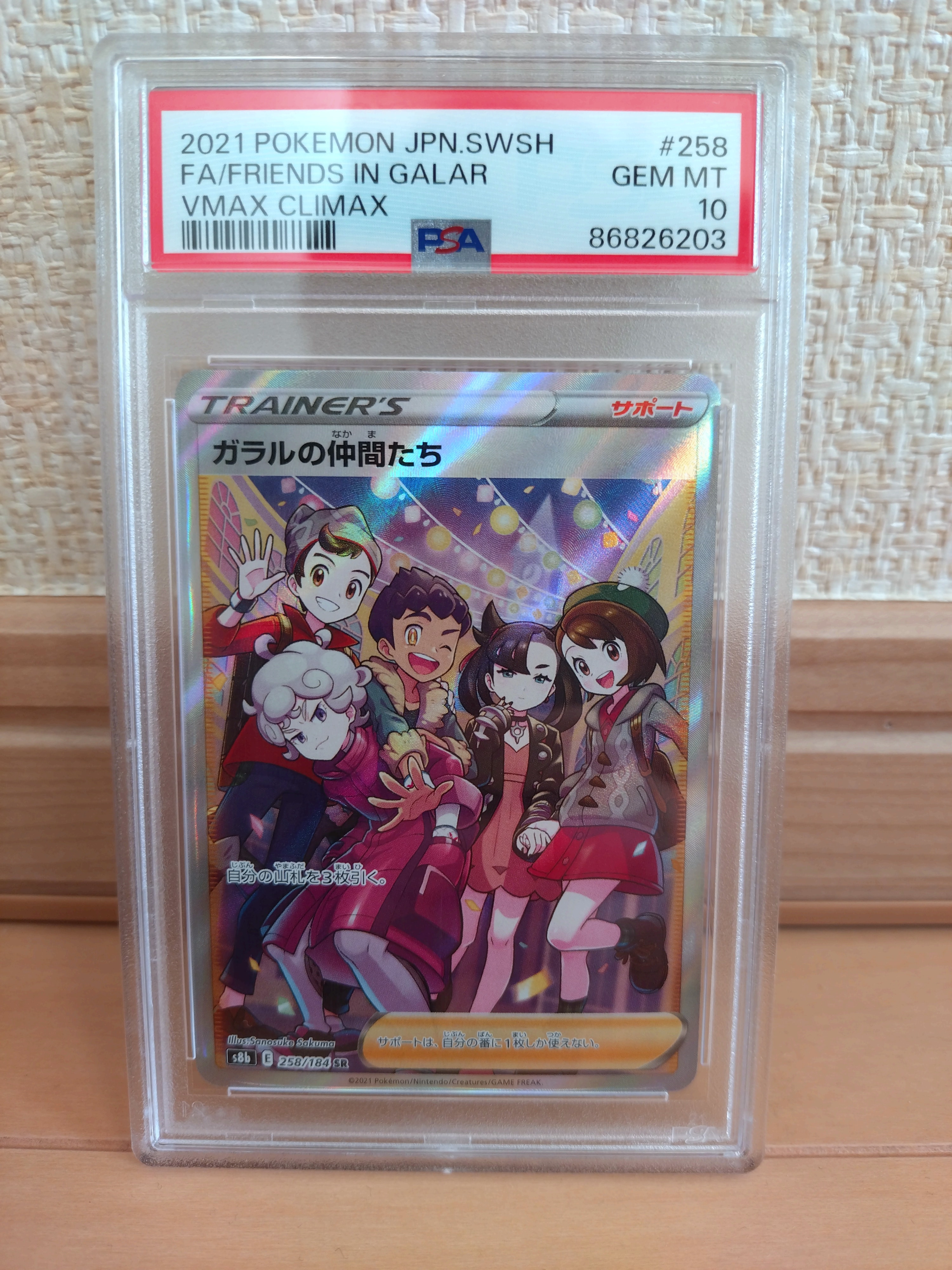 ガラルの仲間たち SR[S8b 258/184](ハイクラスパック「VMAXクライマックス」)