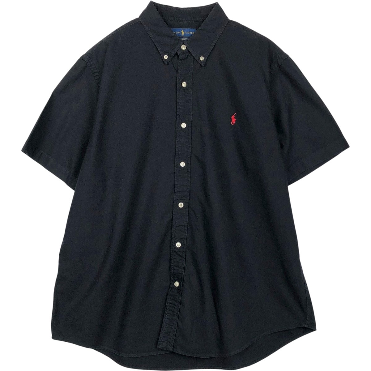 古着 ラルフローレン Ralph Lauren RALPH LAUREN CLASSIC FIT 半袖 ボタンダウンシャツ メンズXL相当/eaa658042