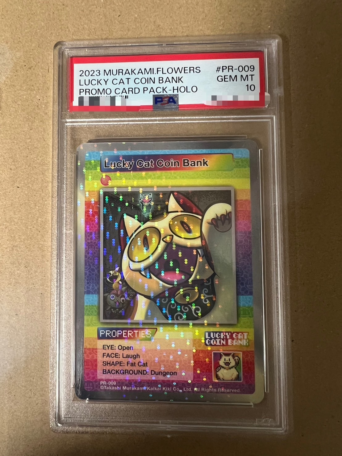 Lucky Cat Coin Bank R :Holo [PR-009]【英語版】(プロモーションカード "アジアンアートミュージアム入場者限定")
