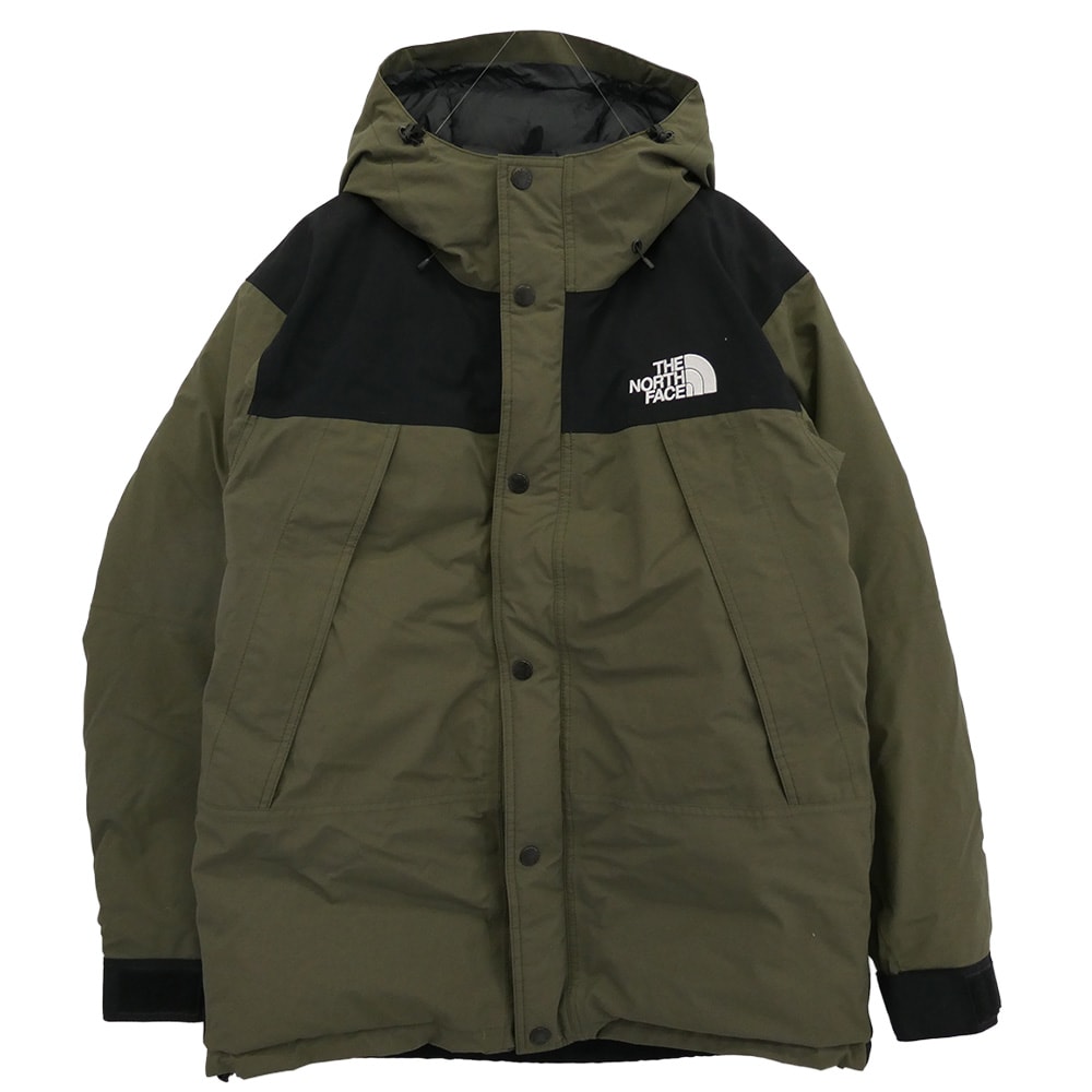 THE NORTH FACE ノースフェイス ダウンジャケット ND91930 Mountain Down Jacket マウンテン ダウン ジャケット モスグリーン系 XL【中古】
