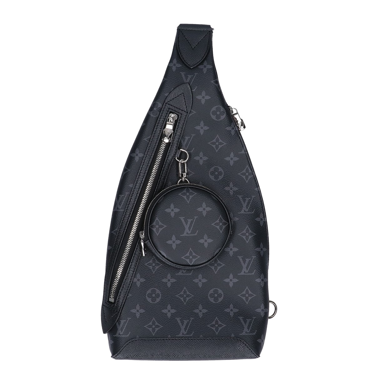 ルイヴィトン M30936 ブラック モノグラムエクリプス デュオ・スリングバッグ -