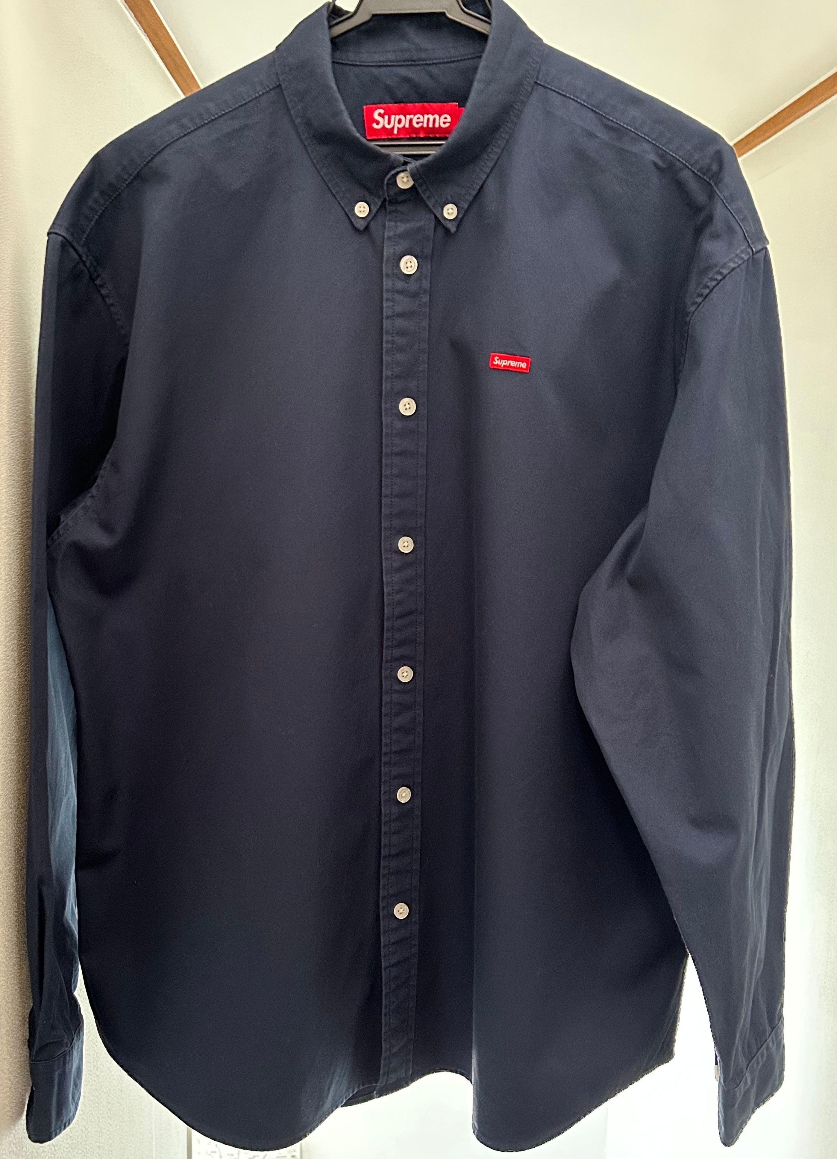 Supreme Small Box Shirt "Navy" (23FW)