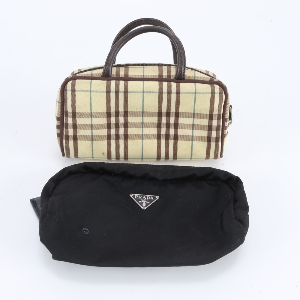 プラダ テスート ナイロン■まとめ 2点 セット■バーバリーポーチ