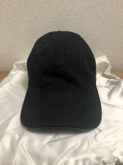 GUCCI Original GG Canvas Baseball Cap "Black"