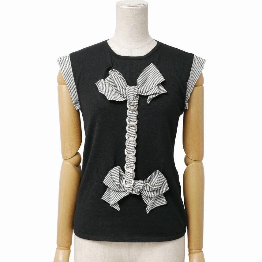 A (未使用に近い)】□美品□CHANEL シャネル ニット カシミヤ × シルク A (未使用に近い)】□美品□CHANEL シャネル ニット カシミヤ × シルク