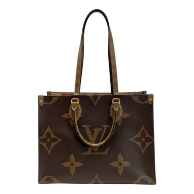 ☆☆LOUIS VUITTON ルイヴィトン モノグラム・ジャイアントリバース オンザゴーMM M45321 ベージュ×ブラウン