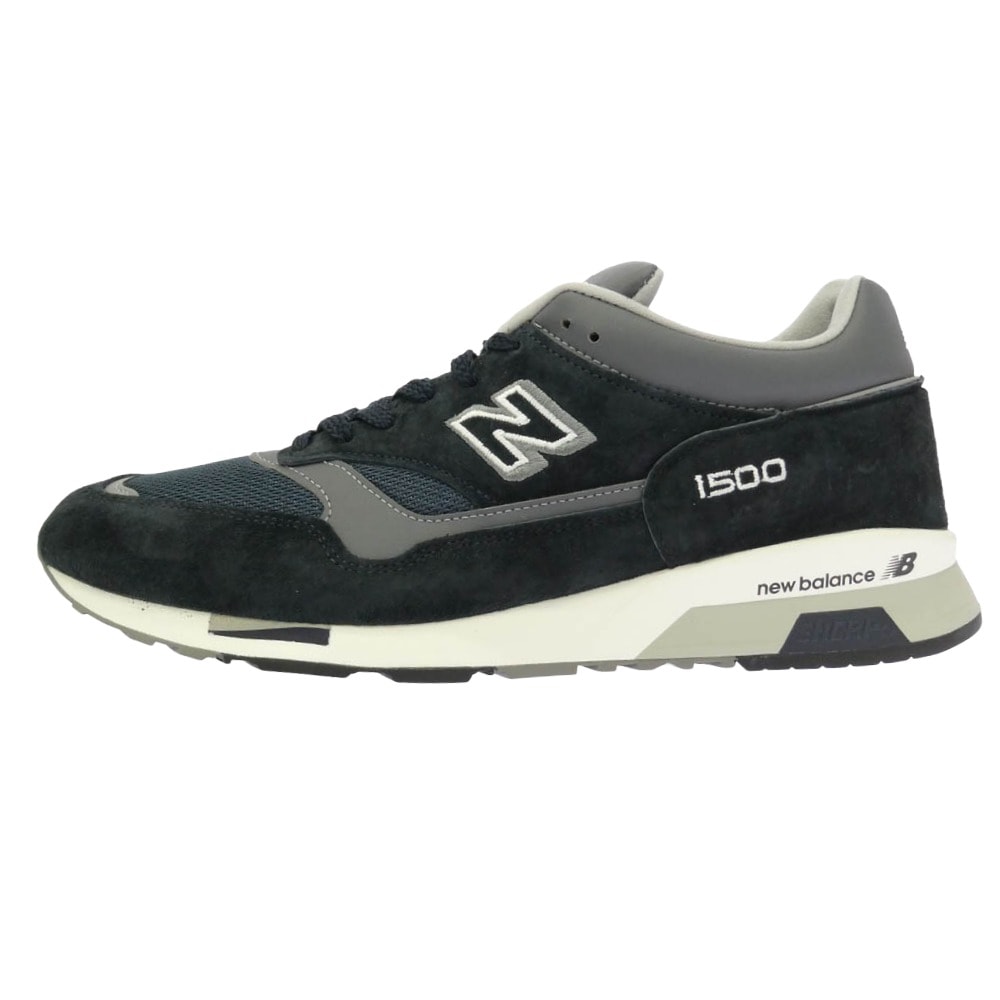 NEW BALANCE ニューバランス U1500PNV 英国製 スウェード ローカット スニーカー ダークネイビー系 グレー系 30cm【新古品】【未使用】【中古】