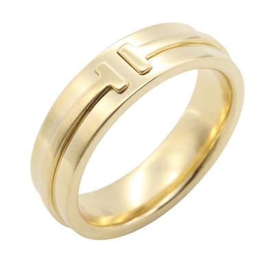 ティファニー TIFFANY&CO Tナロー リング リング・指輪 ジュエリー K18(イエローゴールド) メンズ レディース ゴールド系 【中古】
