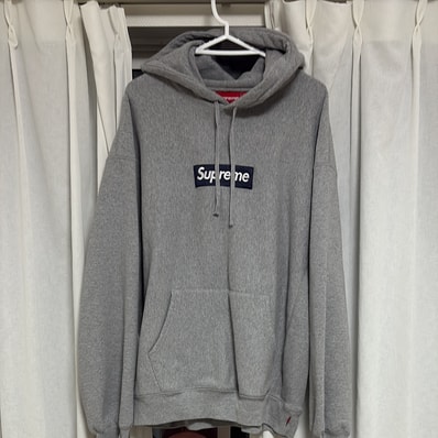 Supreme Box Logo Hooded Sweatshirt (25FW) "Heather Grey"