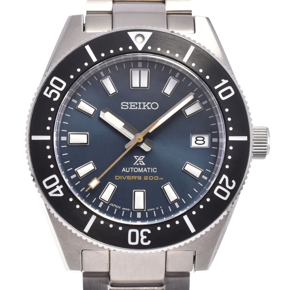 セイコー SEIKO SBDC107/6R35-00W0 プロスペックス ダイバーズ 55周年記念モデル ブルーグレー 自動巻き メンズ 美品 腕時計 D#146991