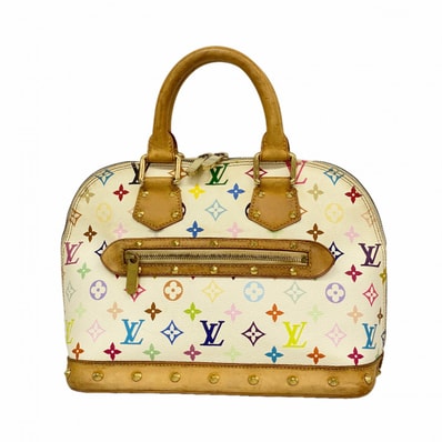 【6gc2427-k】ルイヴィトン ハンドバッグ モノグラム・マルチカラー アルマ M92647 ブロン【中古】レディース