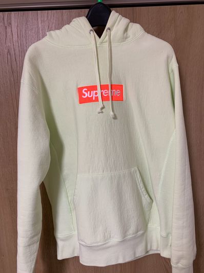 Supreme Box Logo Hooded Sweatshirt "Pale Lime" (17FW)