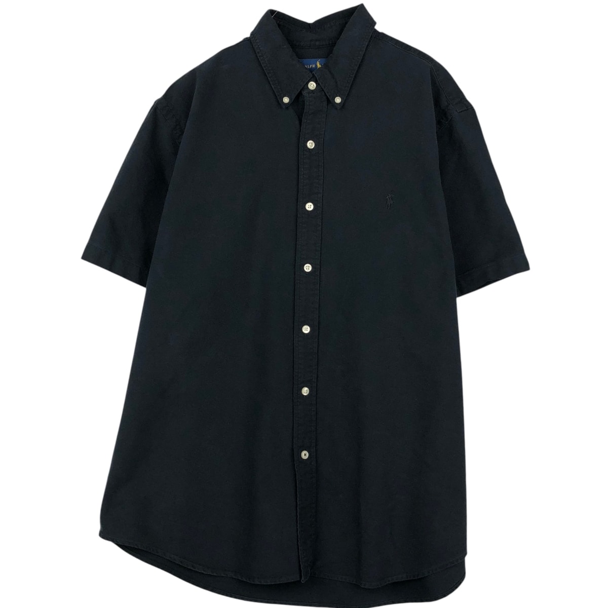 古着 ラルフローレン Ralph Lauren CLASSIC FIT 半袖 ボタンダウンシャツ メンズXL相当/eaa641629