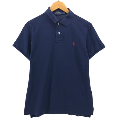 古着 ラルフローレン Ralph Lauren POLO RALPH LAUREN CUSTOM SLIM FIT 半袖 ポロシャツ メンズM相当/eaa537164