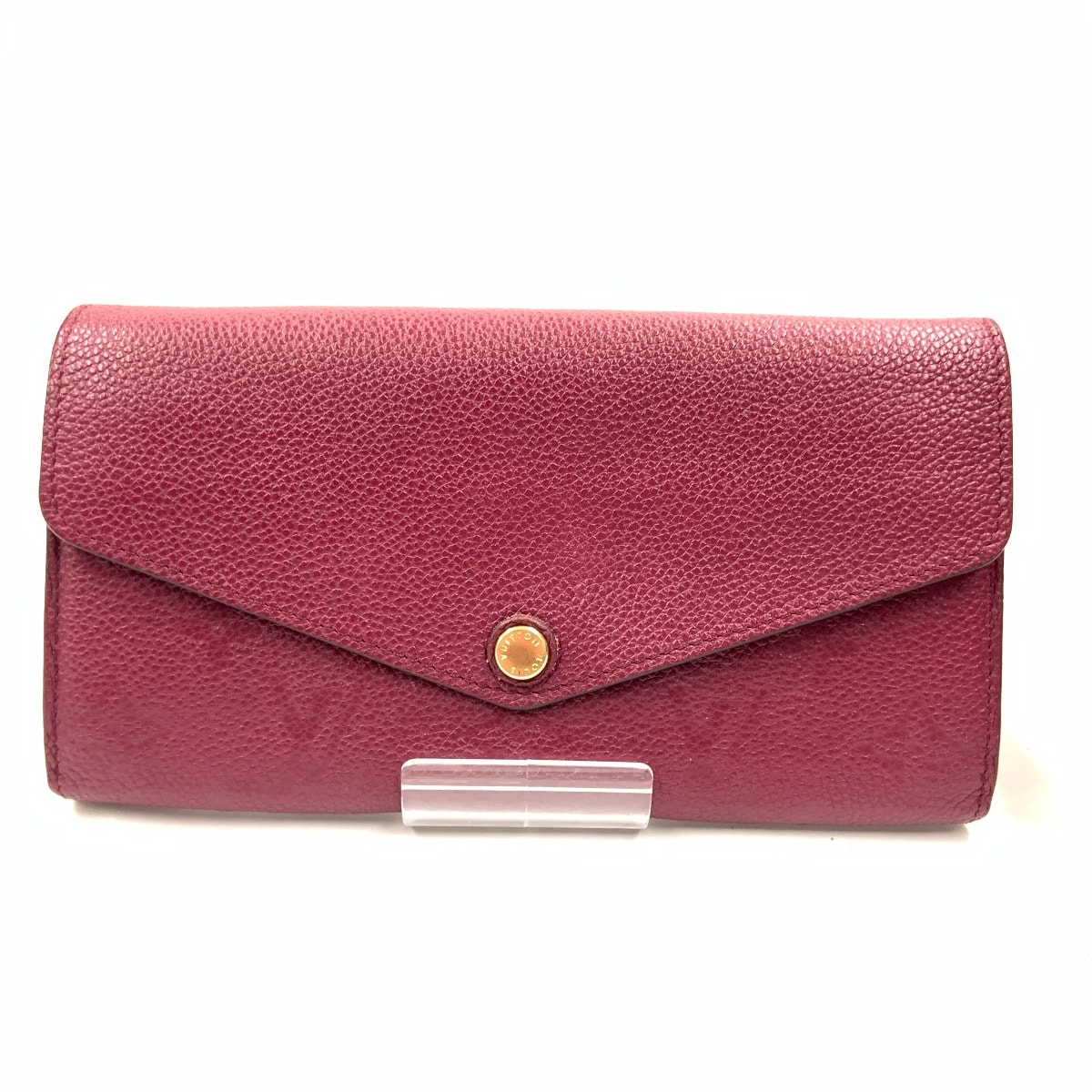 〇〇LOUIS VUITTON ルイヴィトン モノグラム アンプラント ポルトフォイユ サラ 二つ折り長財布  M61183 ワインレッド