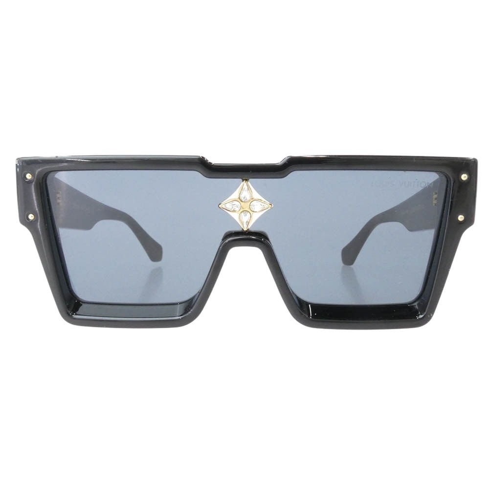 LOUIS VUITTON ルイ・ヴィトン サングラス Z2053E サイクロン S サングラス アイウェア ブラック系 フレーム:ブラック系 レンズ:ブラック系【中古】