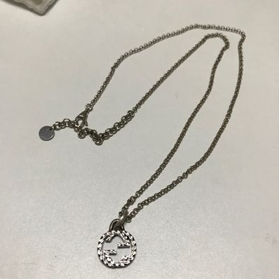 GUCCI Interlocking G Pendant Necklace