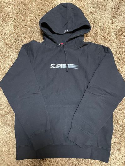Supreme Motion Logo Hooded Sweatshirt "Black" (20SS)