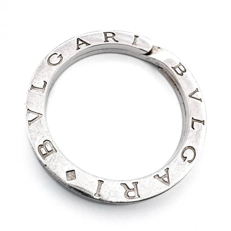 ブルガリ BVLGARI シルバー925 BB キーリング Ag925【鑑定済み】正規品