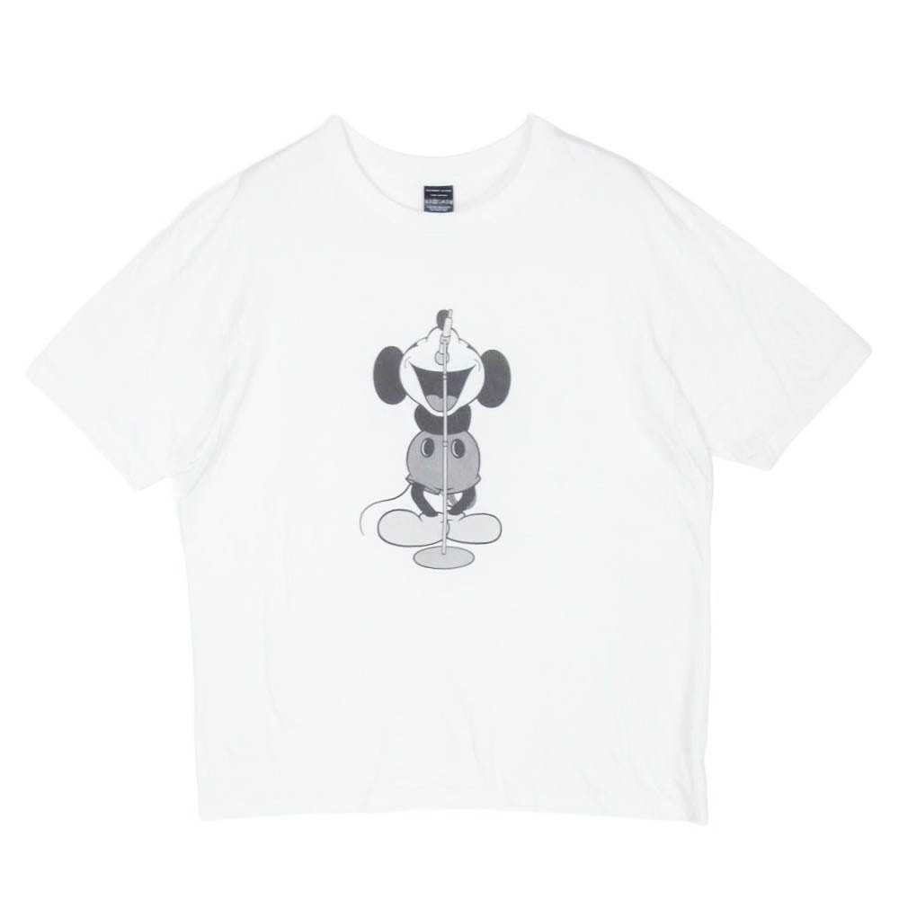 NUMBER(N)INE ナンバーナイン Disney ディズニー x DISNEY MICKEY MOUSE ディズニー ミッキーマウス MUSIC COLLECTION ミュージックCOLLECTION 半袖 Tシャツ ホワイト系 5【中古】