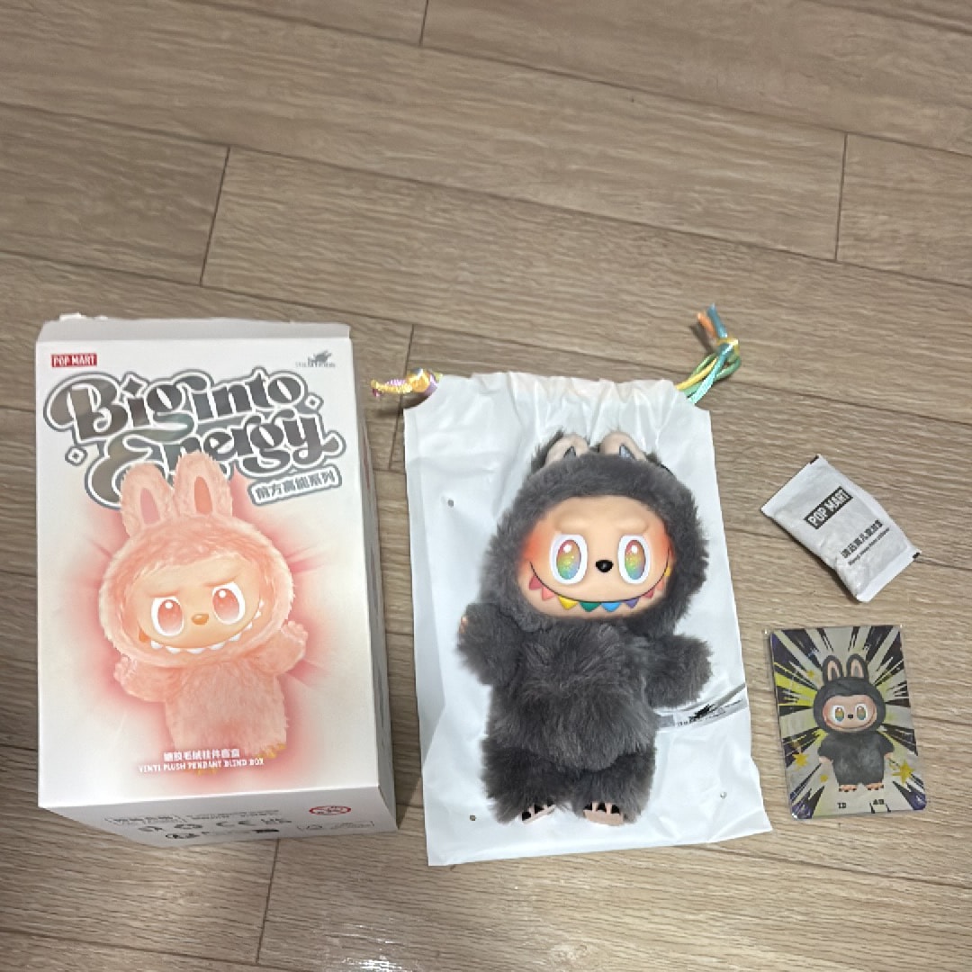 POP MART THE MONSTERS (LABUBU) Big into Energy Series Plush Pendant ID (Secret)