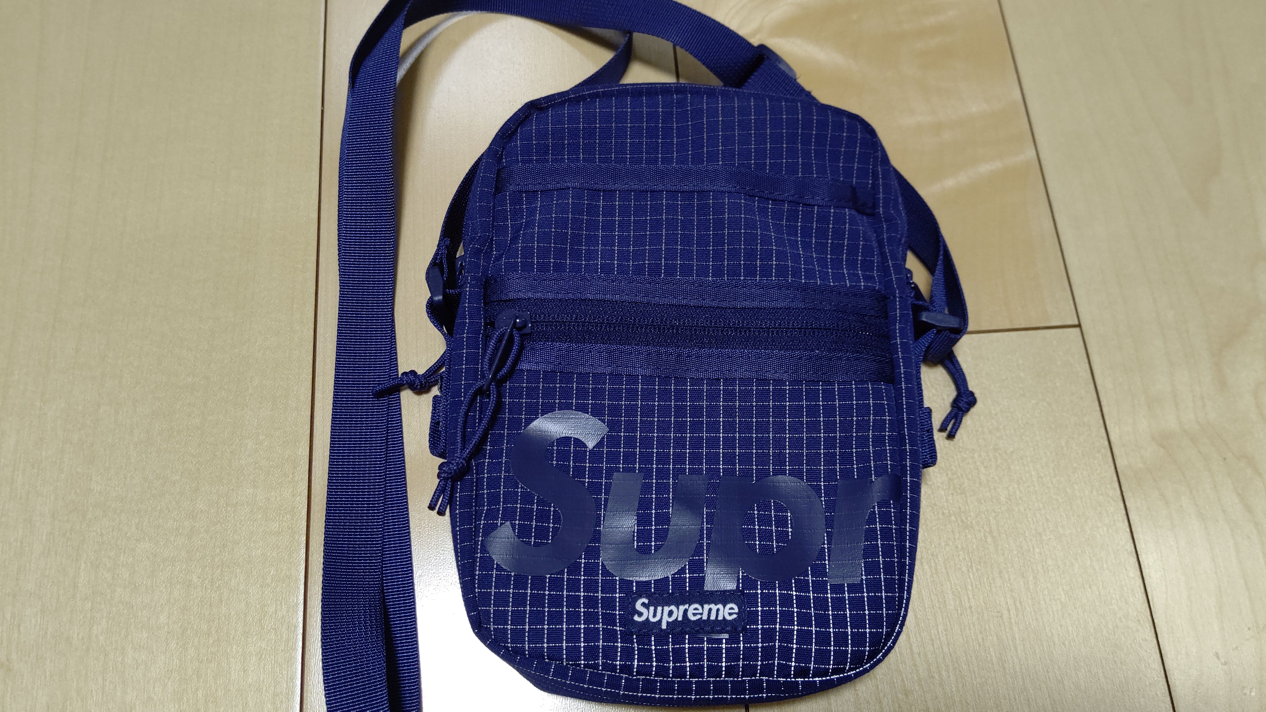Supreme Shoulder Bag "Navy" (24SS)