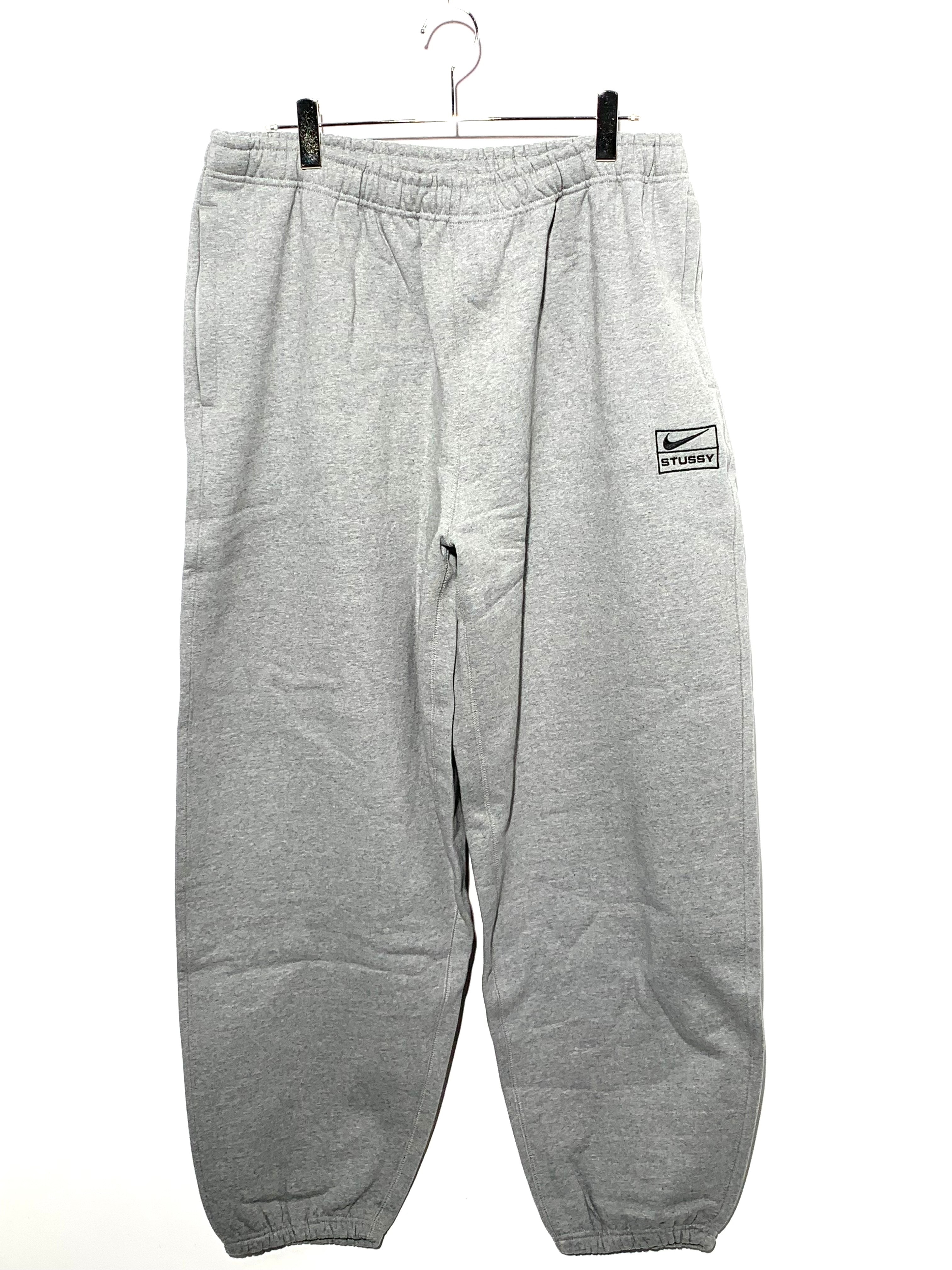 Stussy x Nike Fleece Pants (US Size) "Grey" DO9340-063